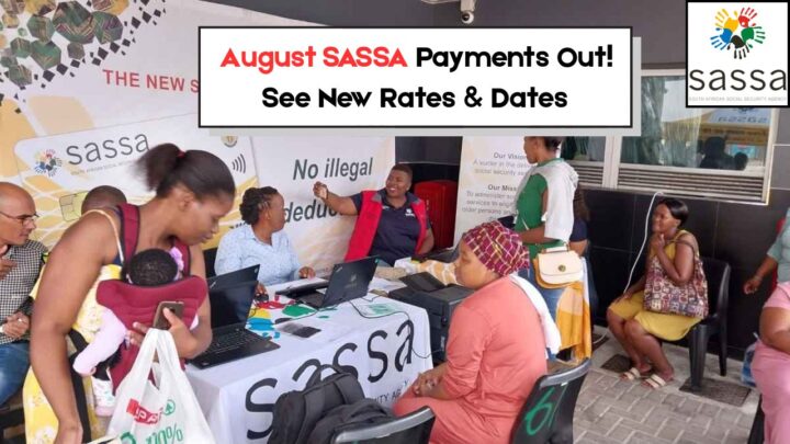 August 2025 SASSA Payments