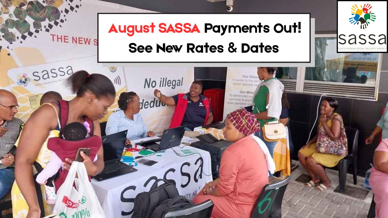August 2025 SASSA Payments